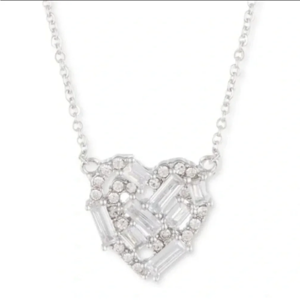Givenchy Heart Silver Necklace